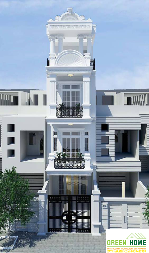 Xây dựng biệt thự cho anh Thảo - chị Hằng, Tân Bình