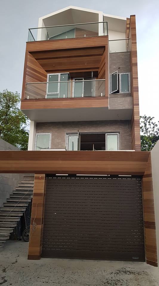 Nhà phố 5 mét bán hầm. mái ngói sân thượng tuyệt mỹ