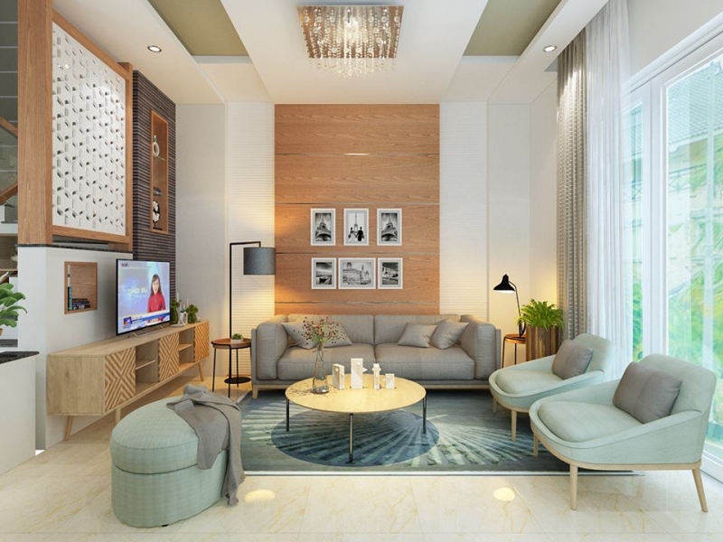 Nhà phố 1 trệt 1 lầu hai mặt tiền xinh lung linh